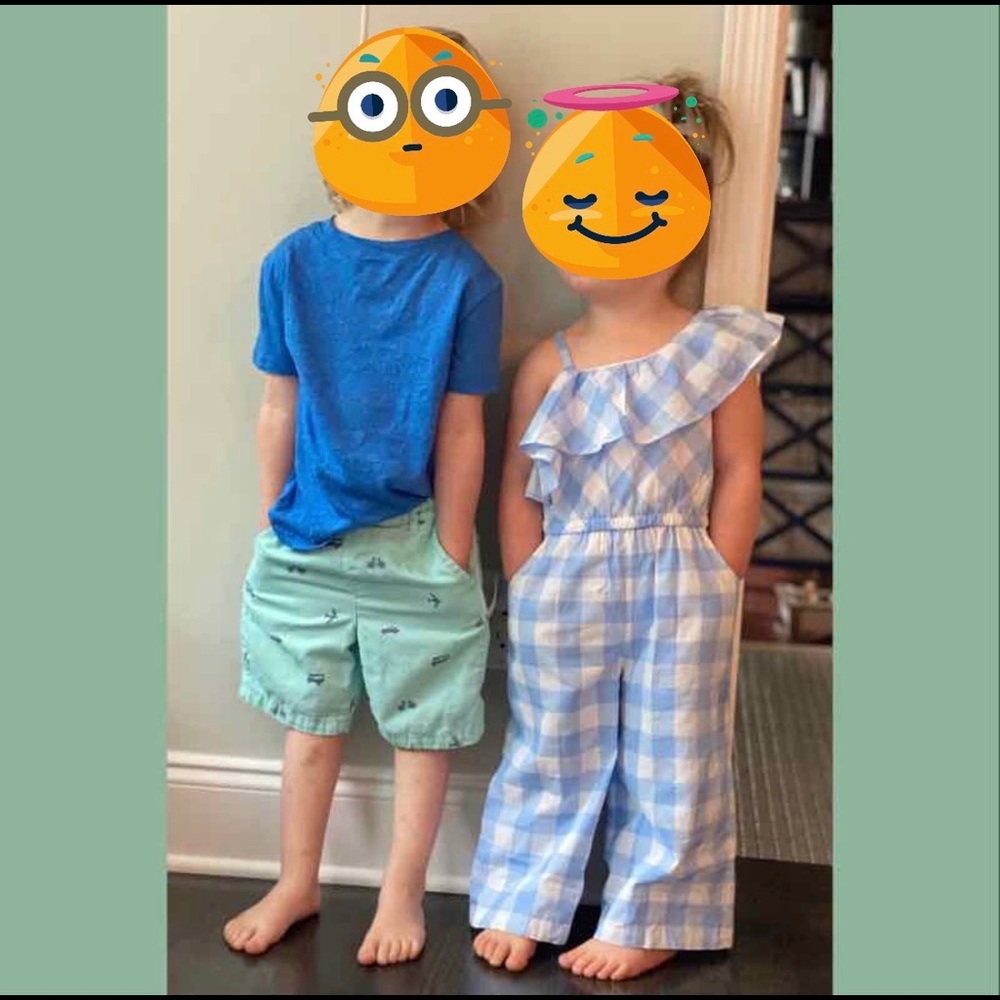Janie & Jack checkered jumpsuit